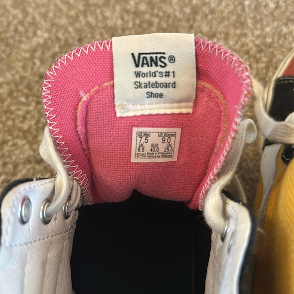 Vans unisex Sk8 varsity color block high tops - Picture 5 of 6